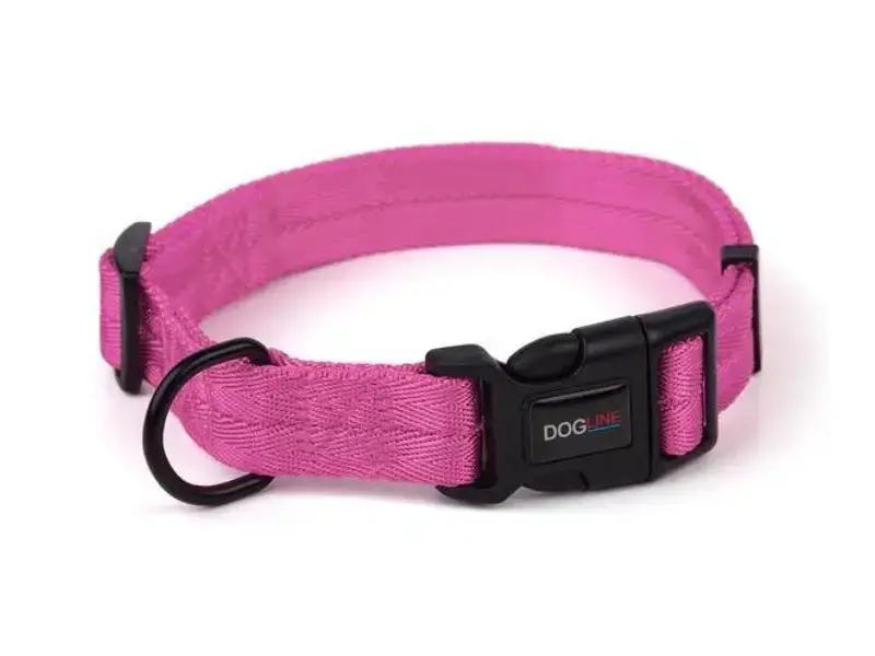nylon collar pink