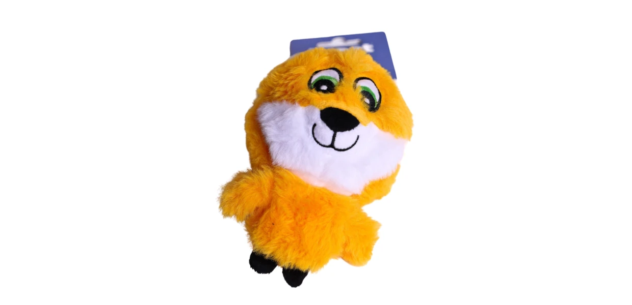 peluche-suave-para-perros-con-bola-zorro