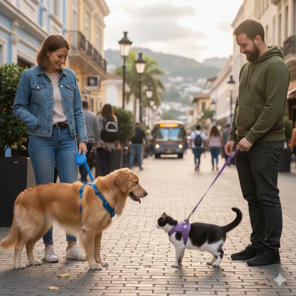 Diferencias principales entre correas para perros y gatos