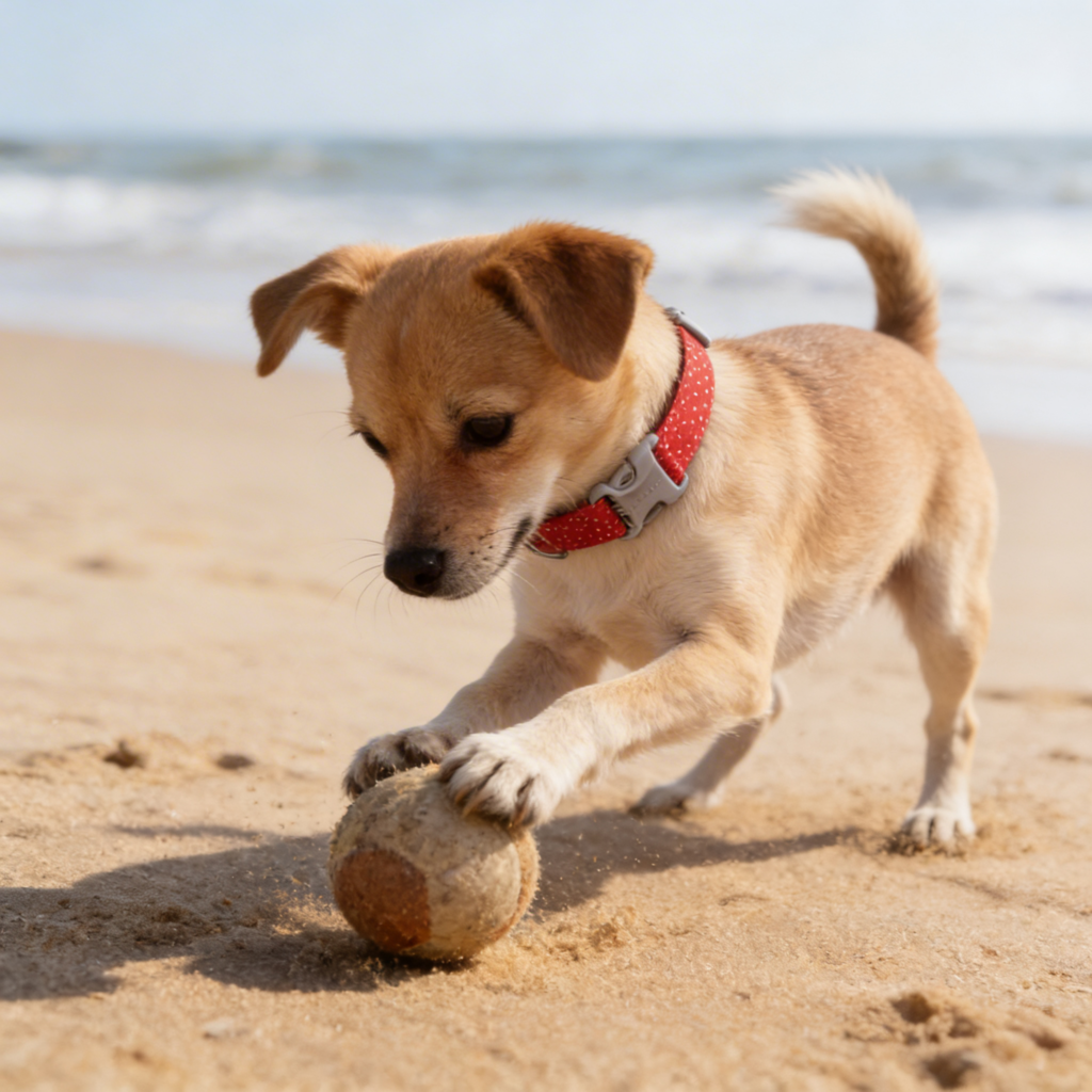 perros en la playa en costa rica