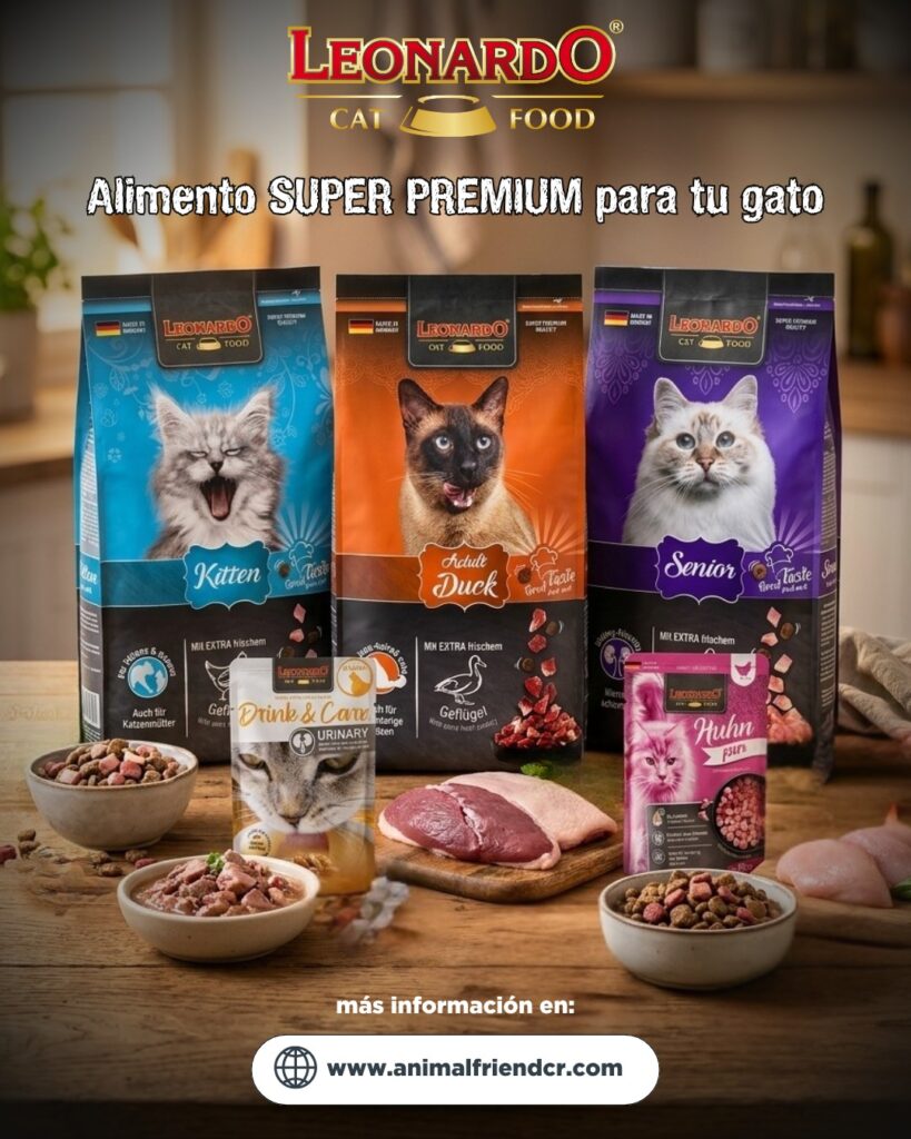 Alimento Leonardo para Gatos en Costa Rica: Guía Completa de sus Líneas Seca y Húmeda